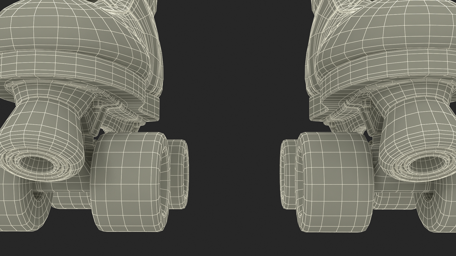 3D Vintage Roller Skates