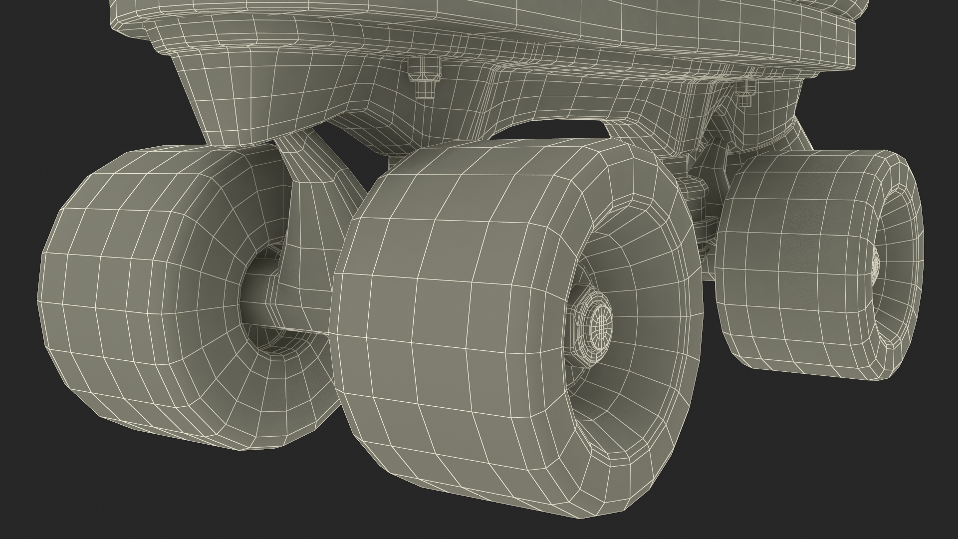 3D Vintage Roller Skates