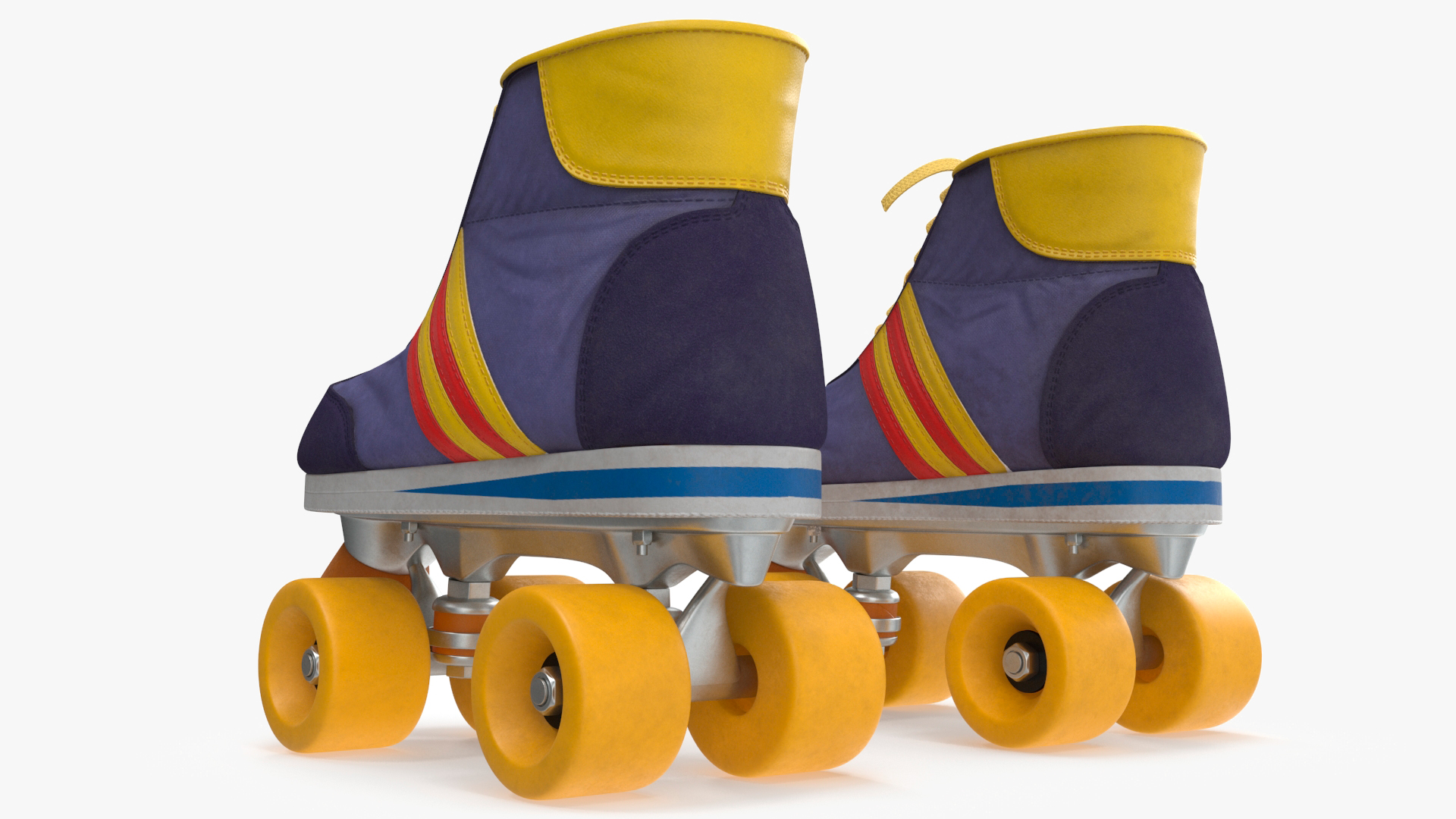 3D Vintage Roller Skates