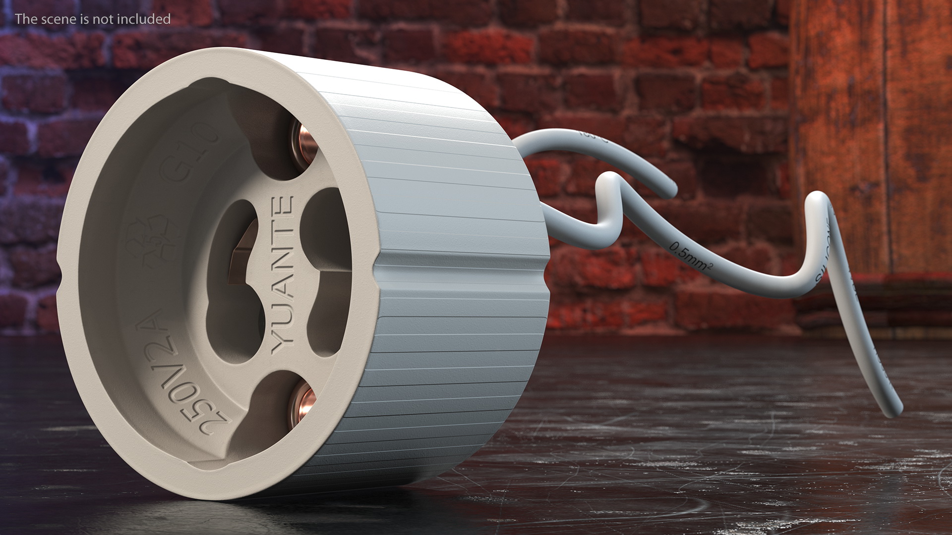 3D GU10 Lamp Holder Socket model
