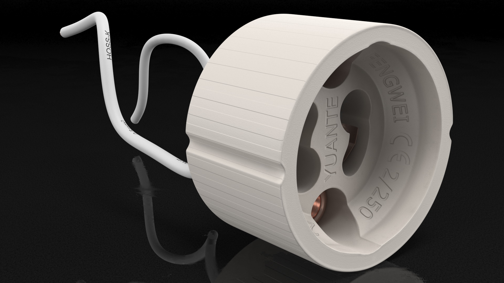 3D GU10 Lamp Holder Socket model