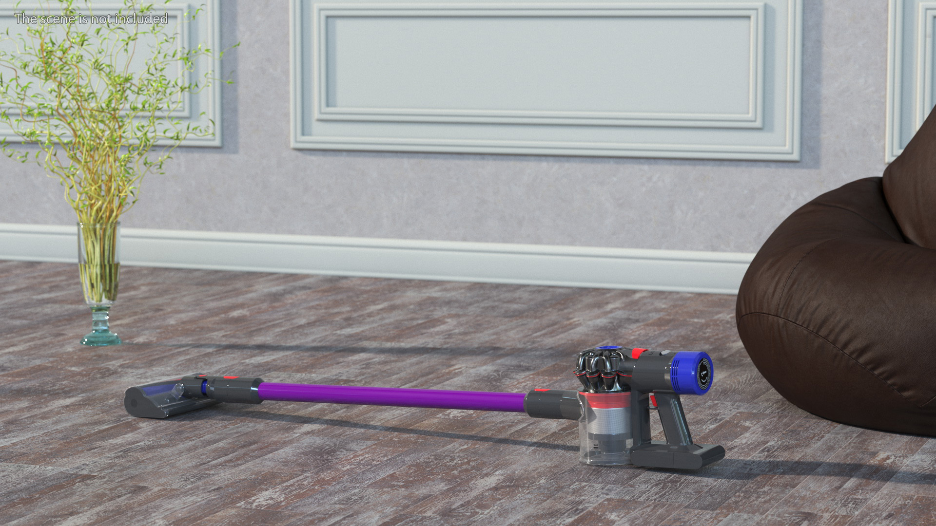 Dyson V8 in Lying Pose 3D