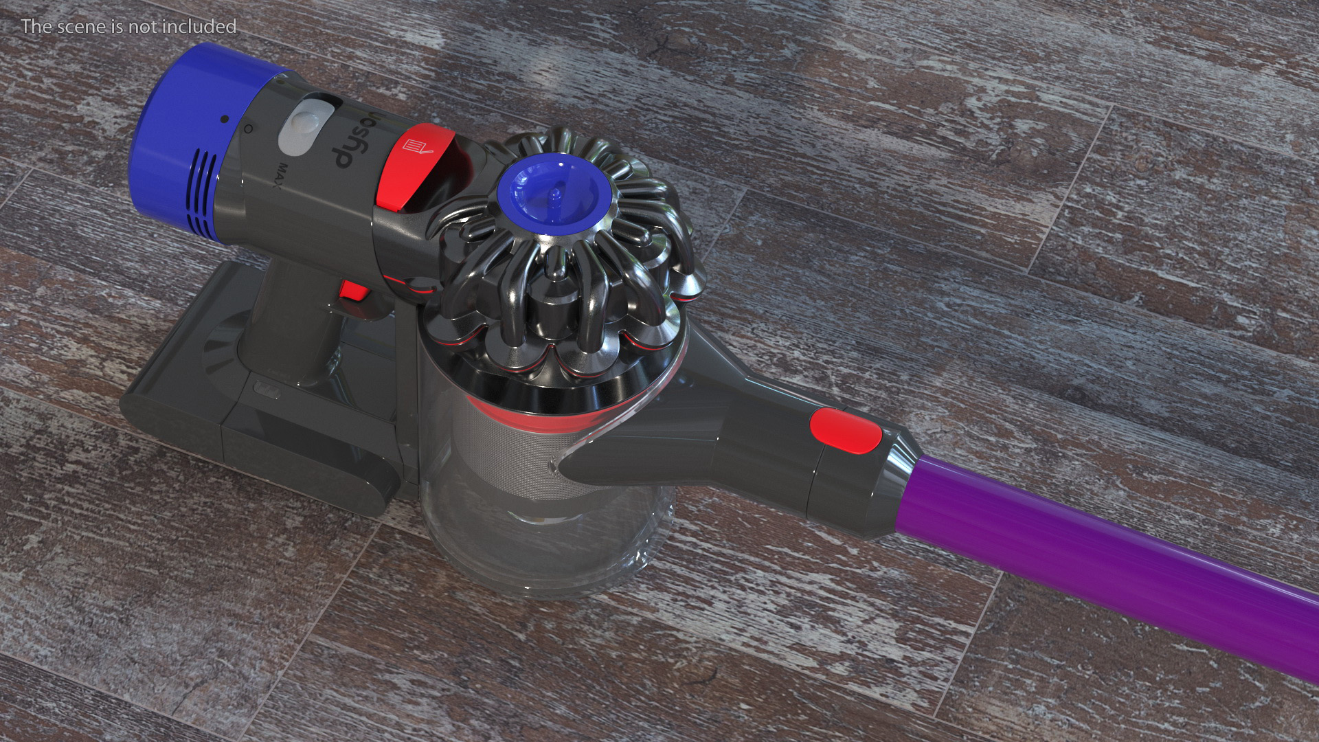 Dyson V8 in Lying Pose 3D