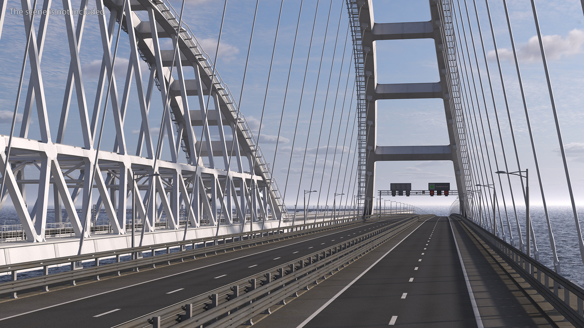 Crimean Bridge 3D model