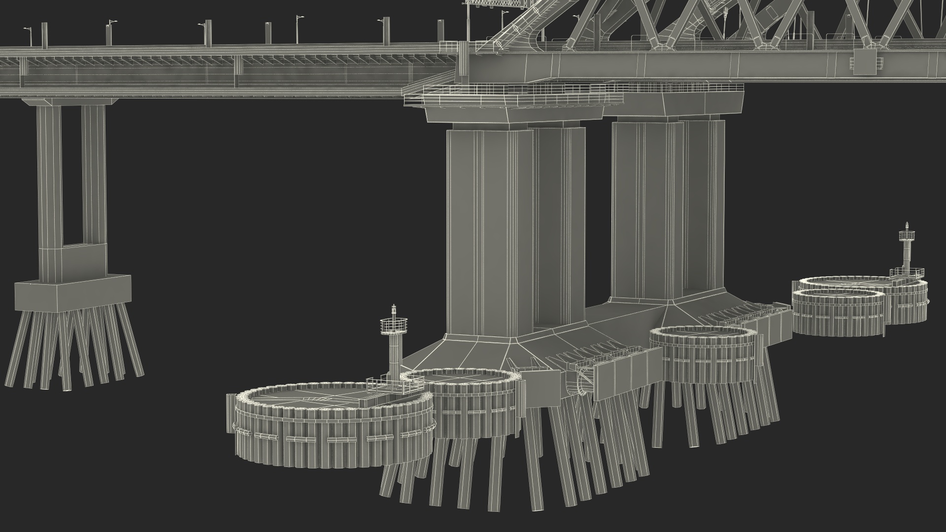 Crimean Bridge 3D model