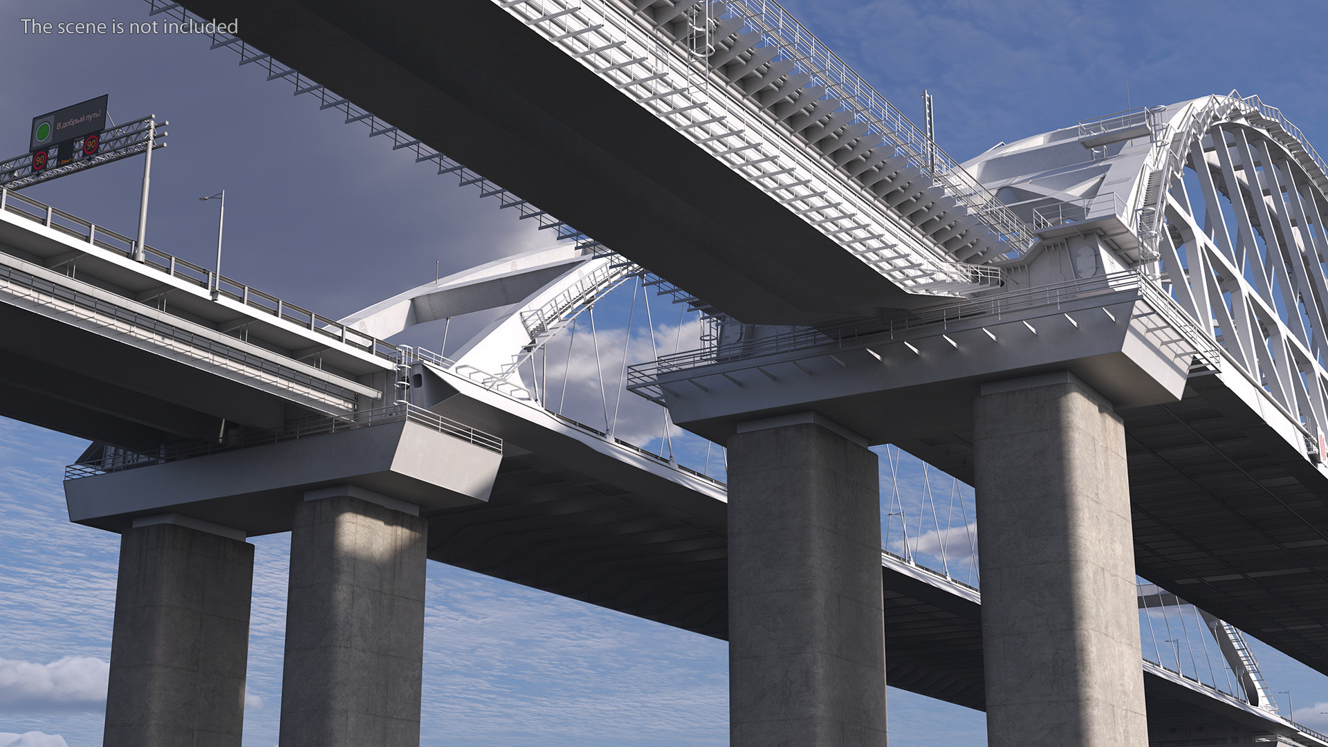 Crimean Bridge 3D model