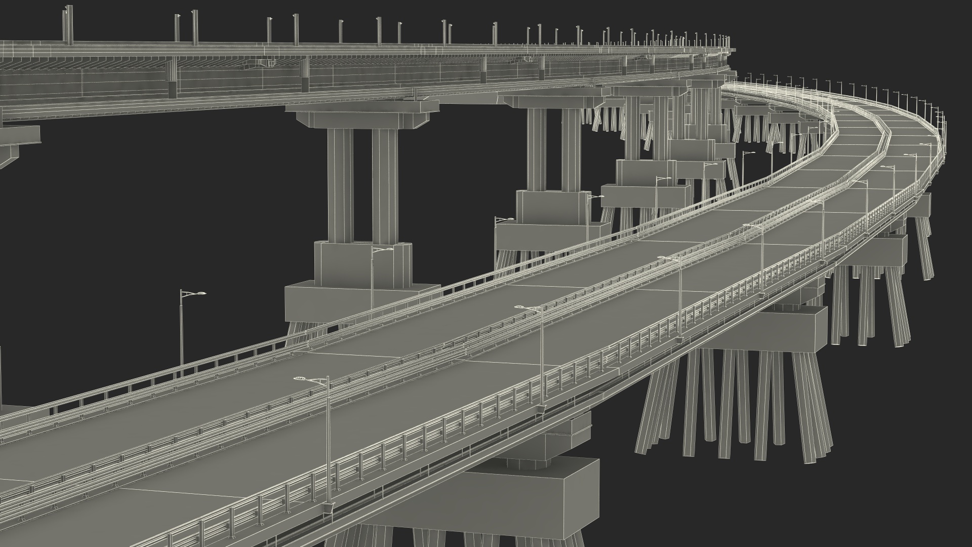 Crimean Bridge 3D model