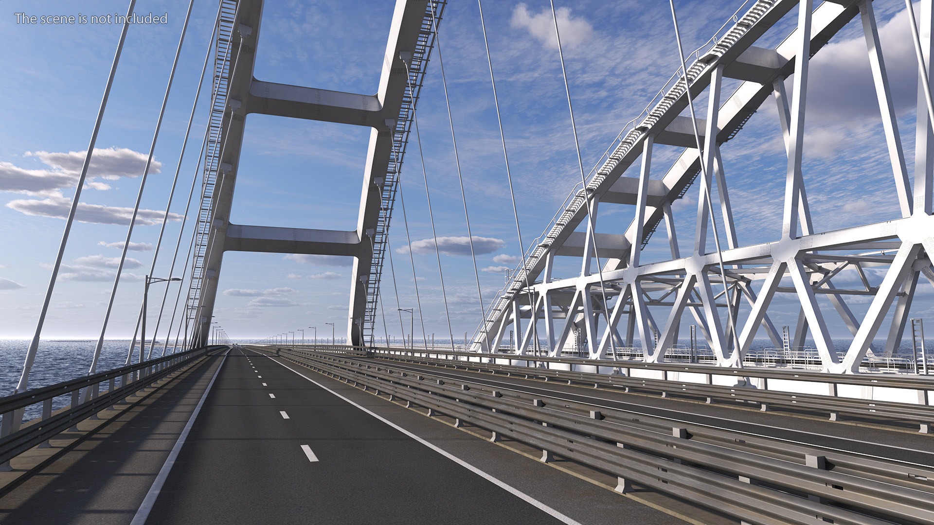 Crimean Bridge 3D model