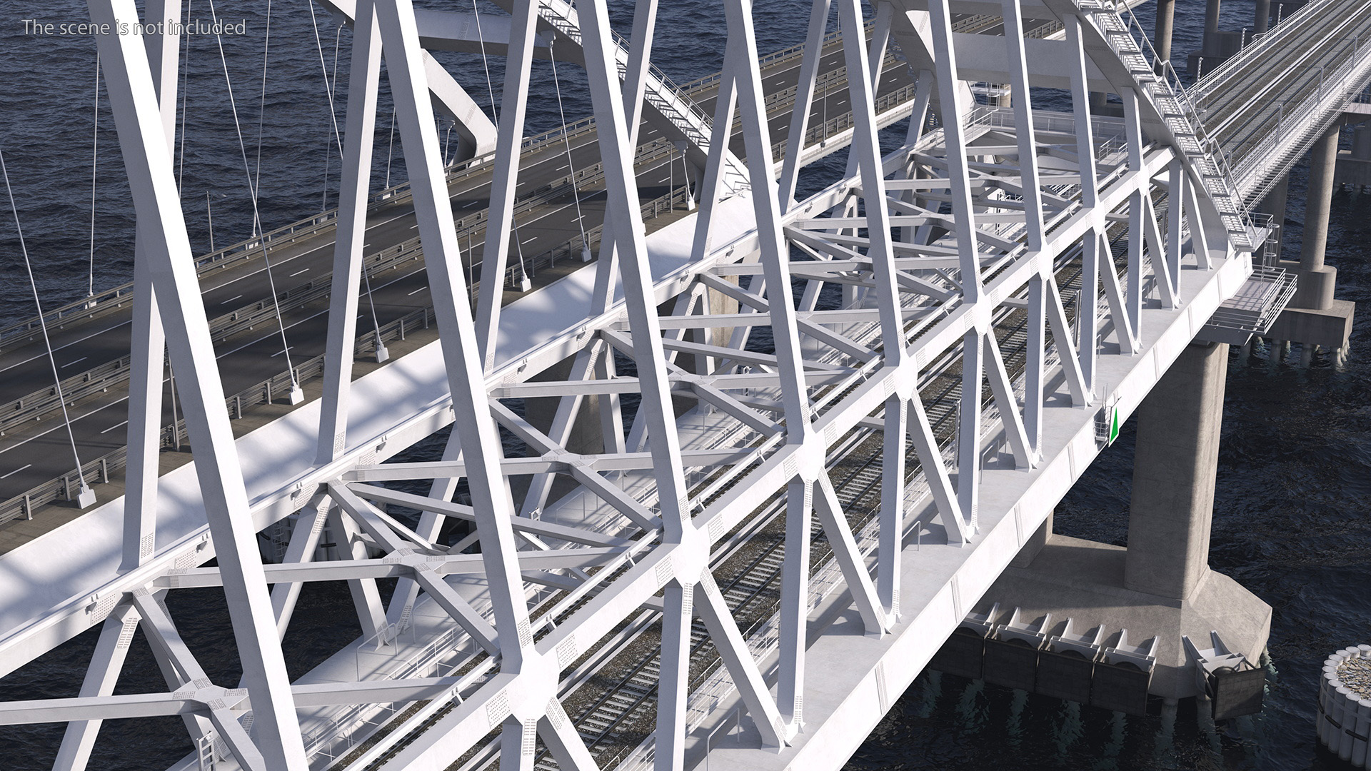 Crimean Bridge 3D model