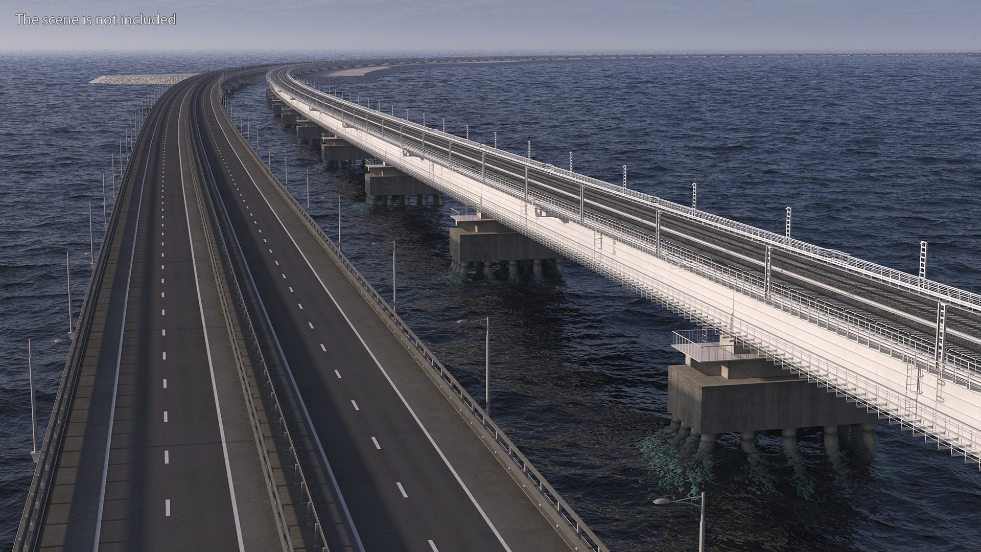 Crimean Bridge 3D model