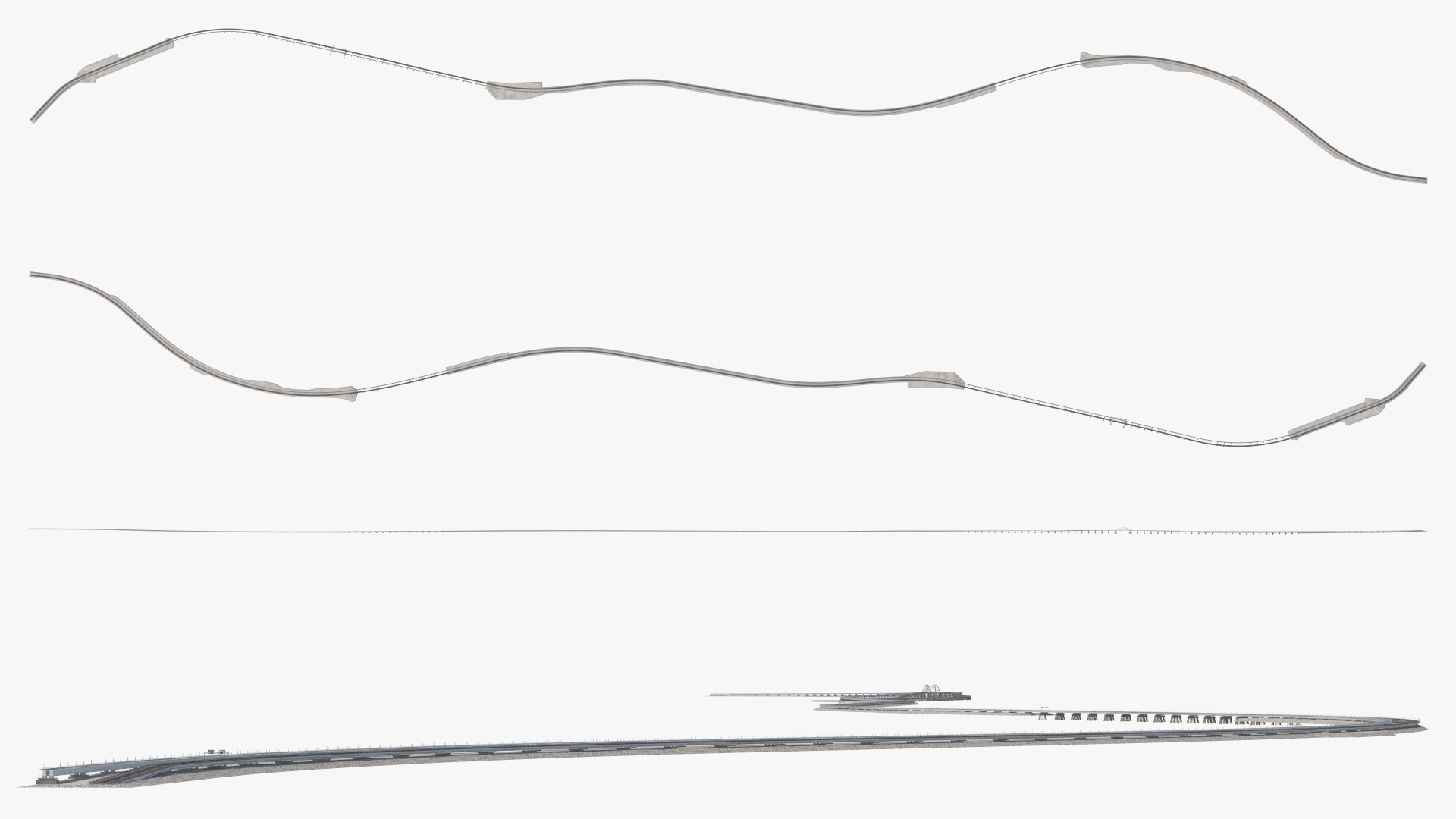 Crimean Bridge 3D model