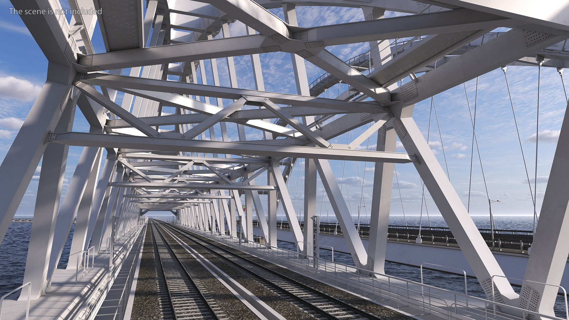 Crimean Bridge 3D model