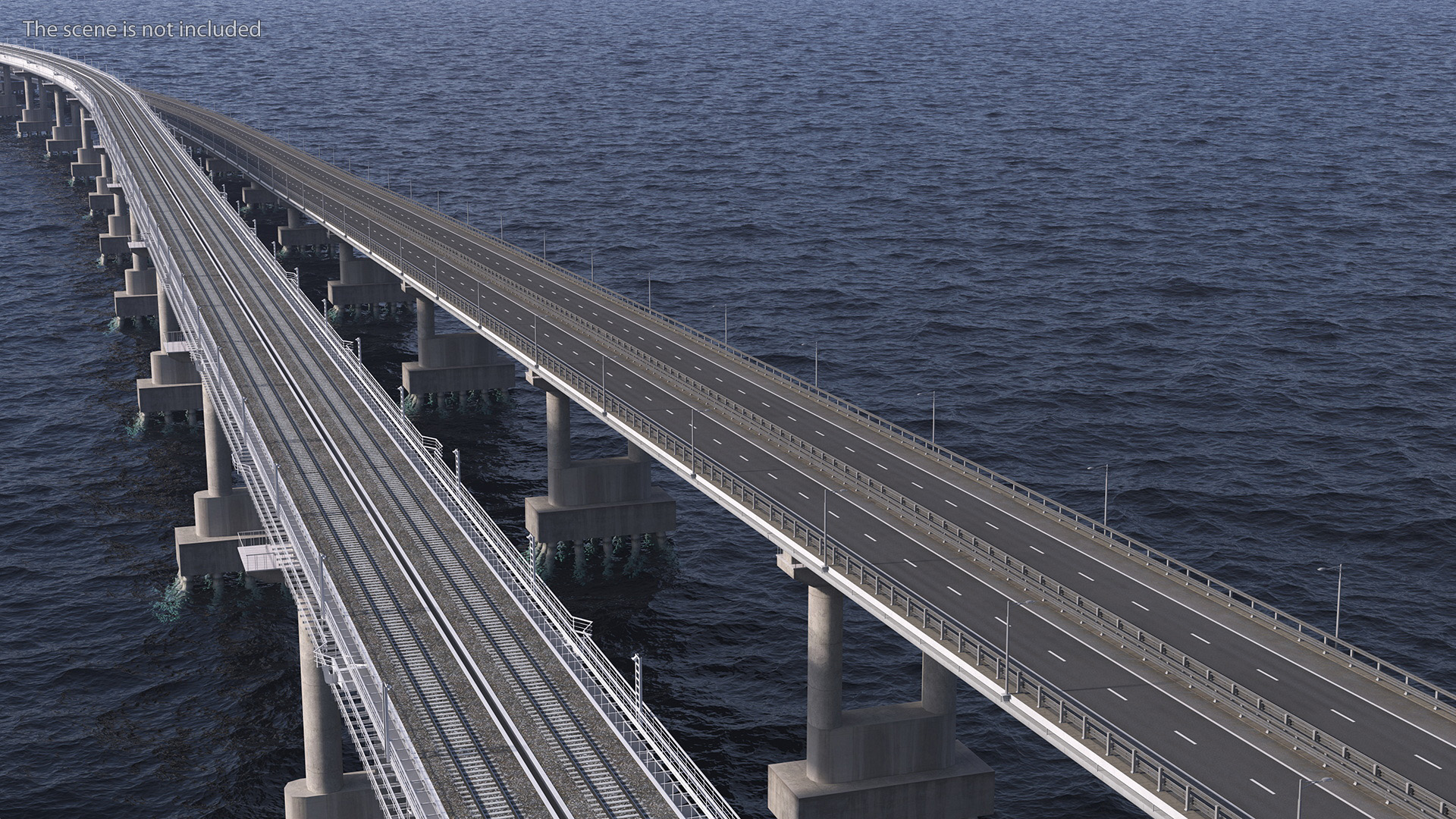 Crimean Bridge 3D model
