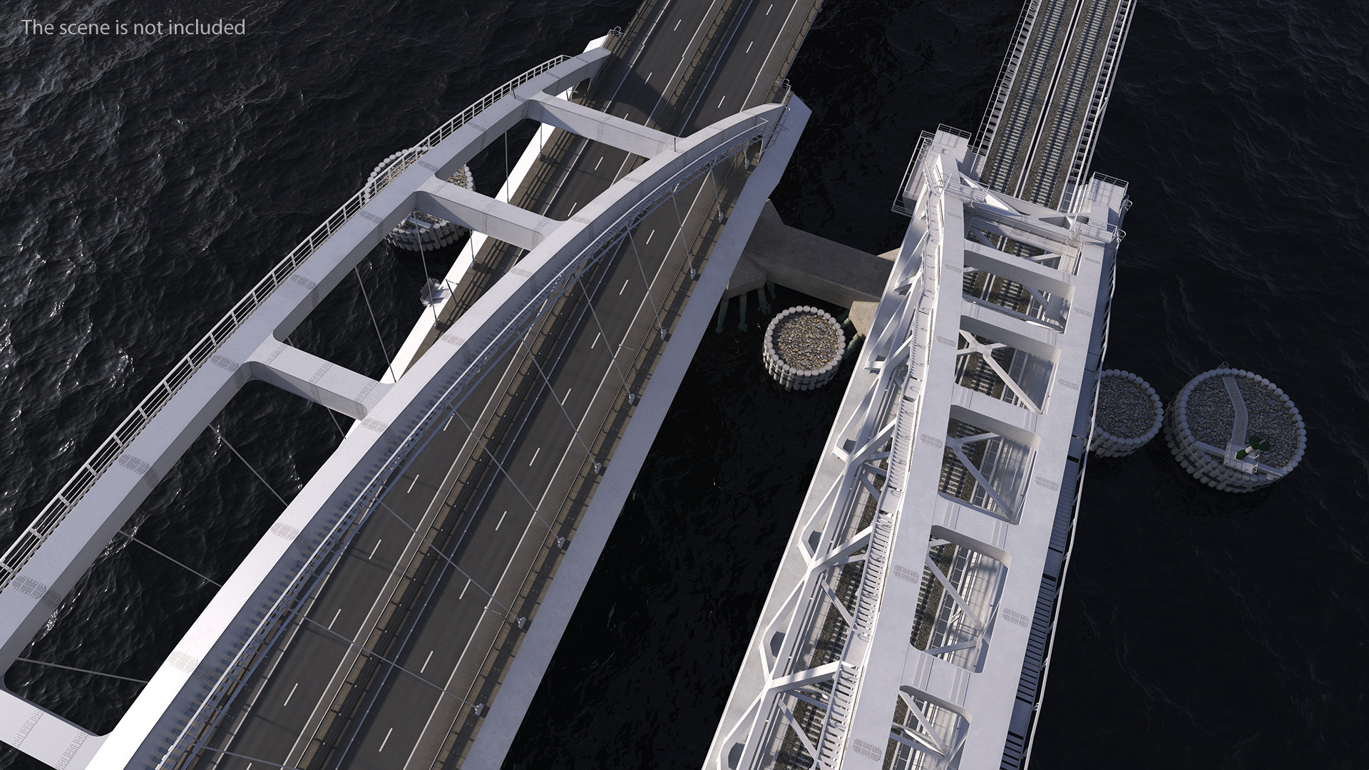 Crimean Bridge 3D model