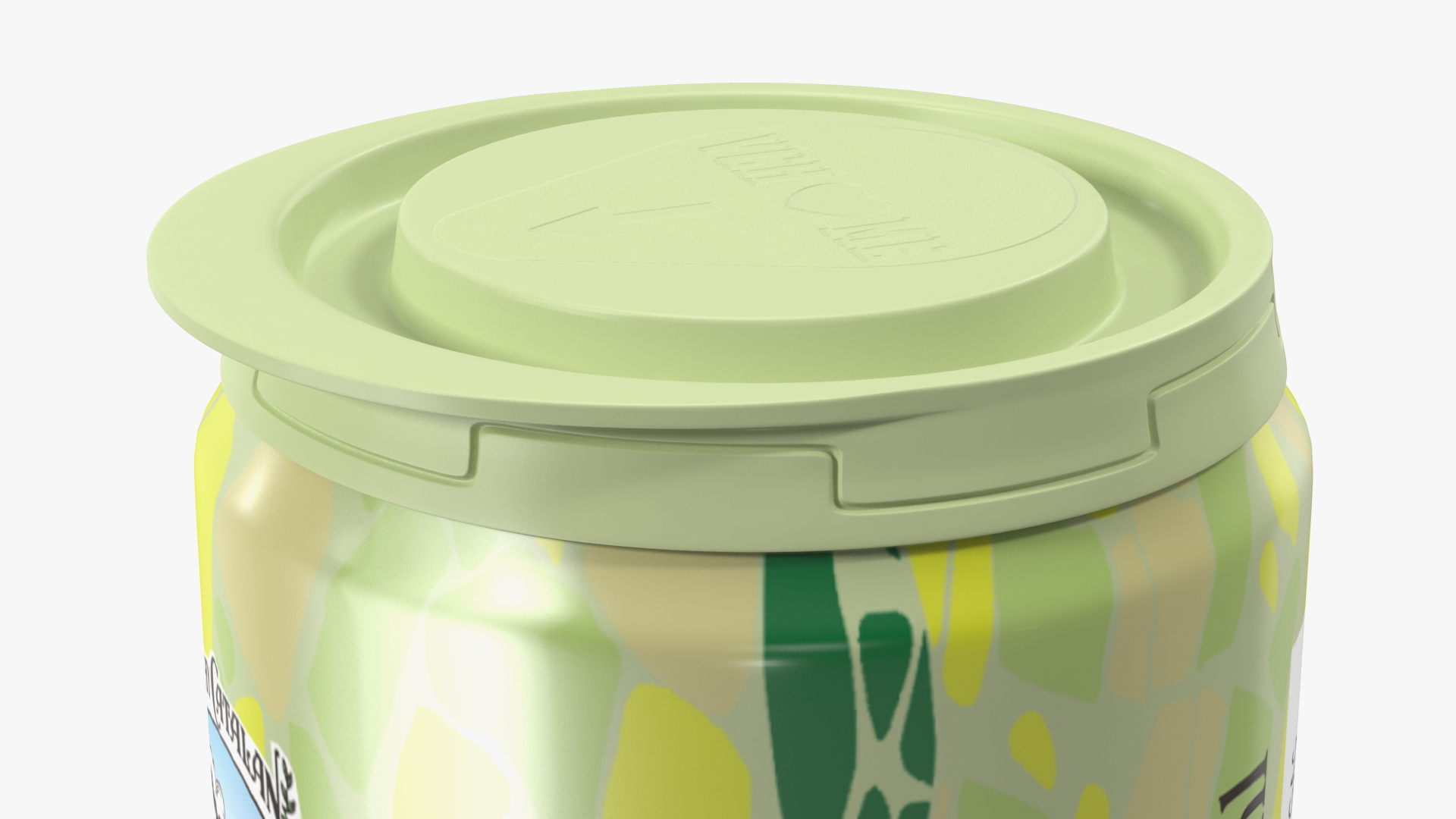 Medicinal Table Water Can Vichy Catalan Lime 3D model