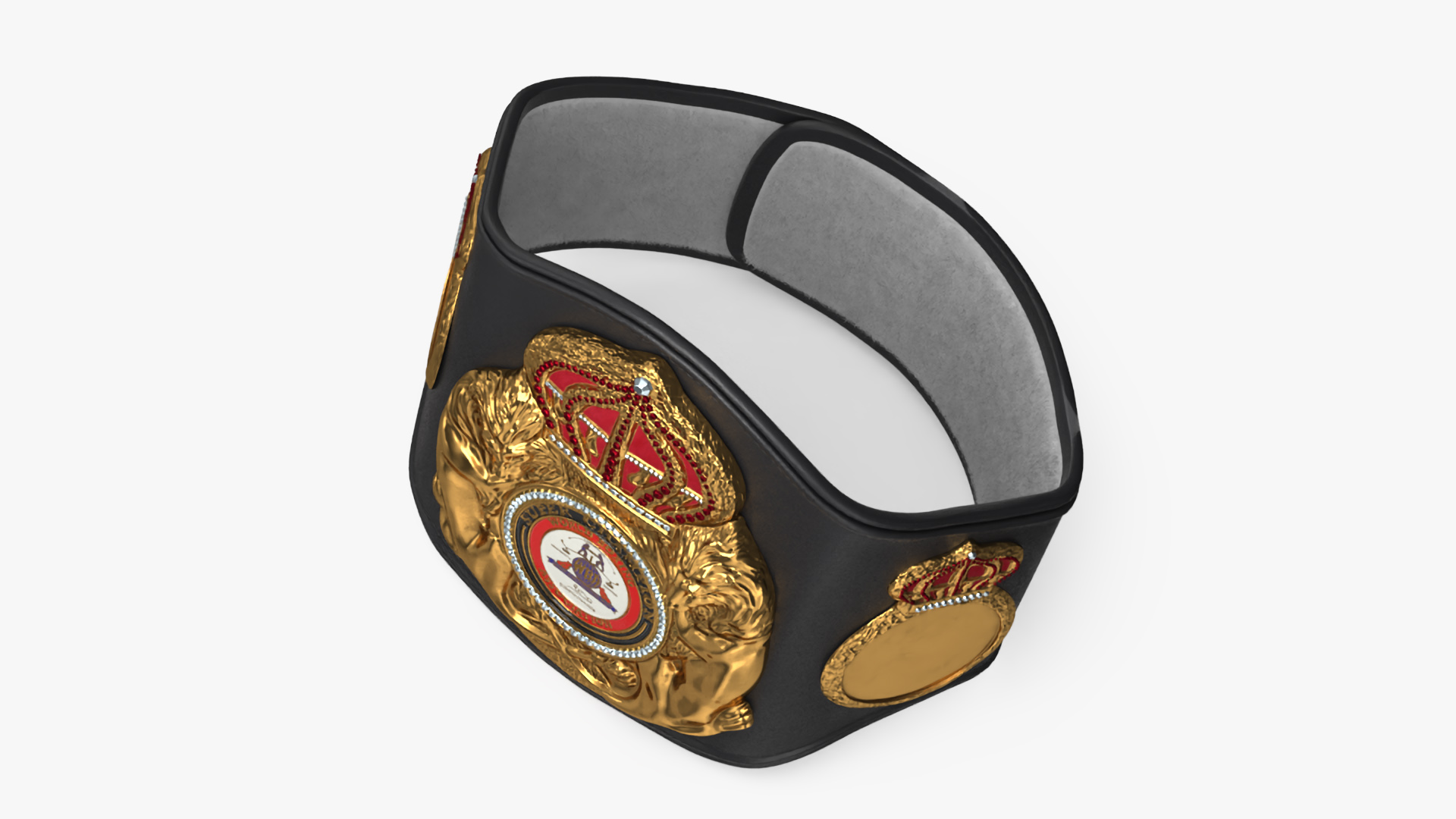 3D WBA Belt for Champions Fur