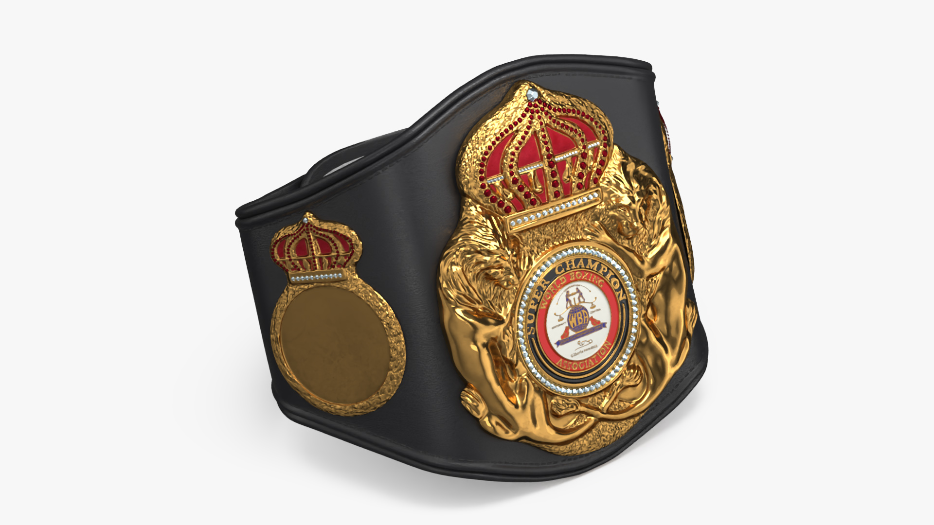 3D WBA Belt for Champions Fur