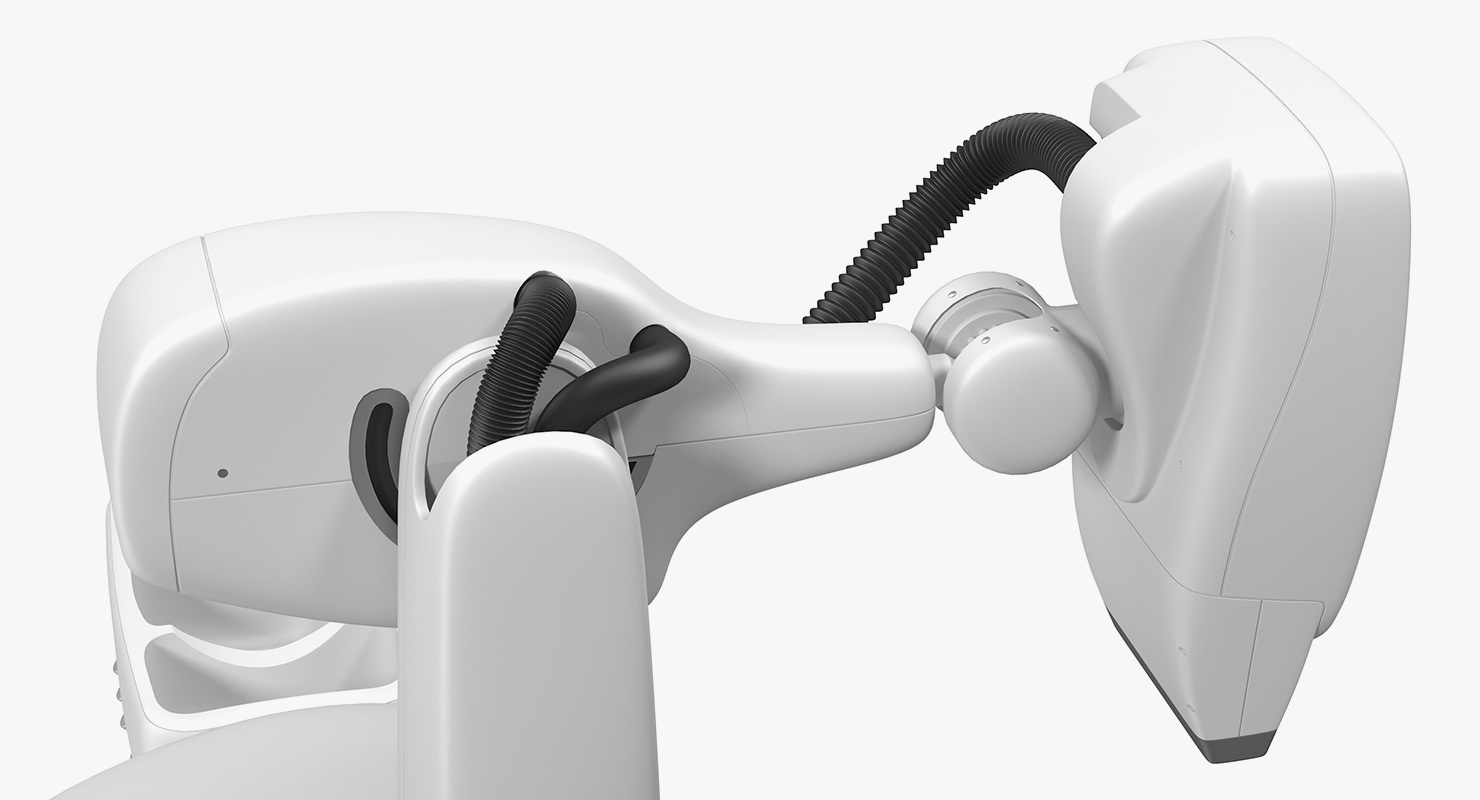 CyberKnife System Radiation Therapy Device Rigged 3D model
