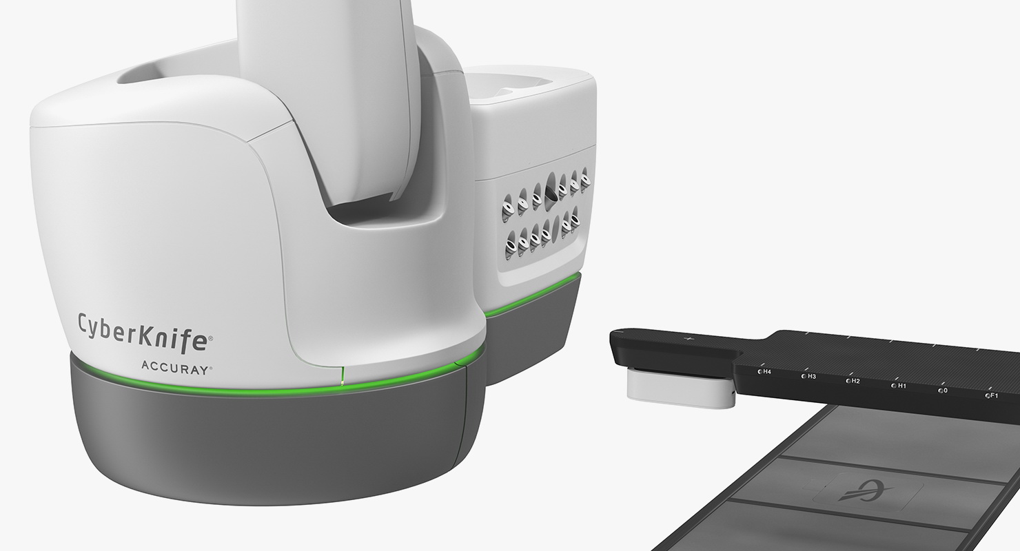 CyberKnife System Radiation Therapy Device Rigged 3D model