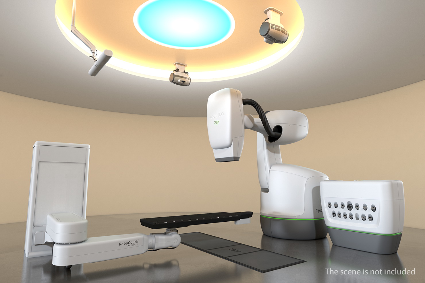 CyberKnife System Radiation Therapy Device Rigged 3D model