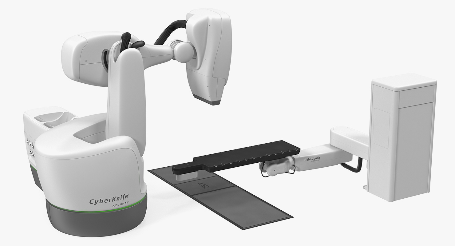 CyberKnife System Radiation Therapy Device Rigged 3D model