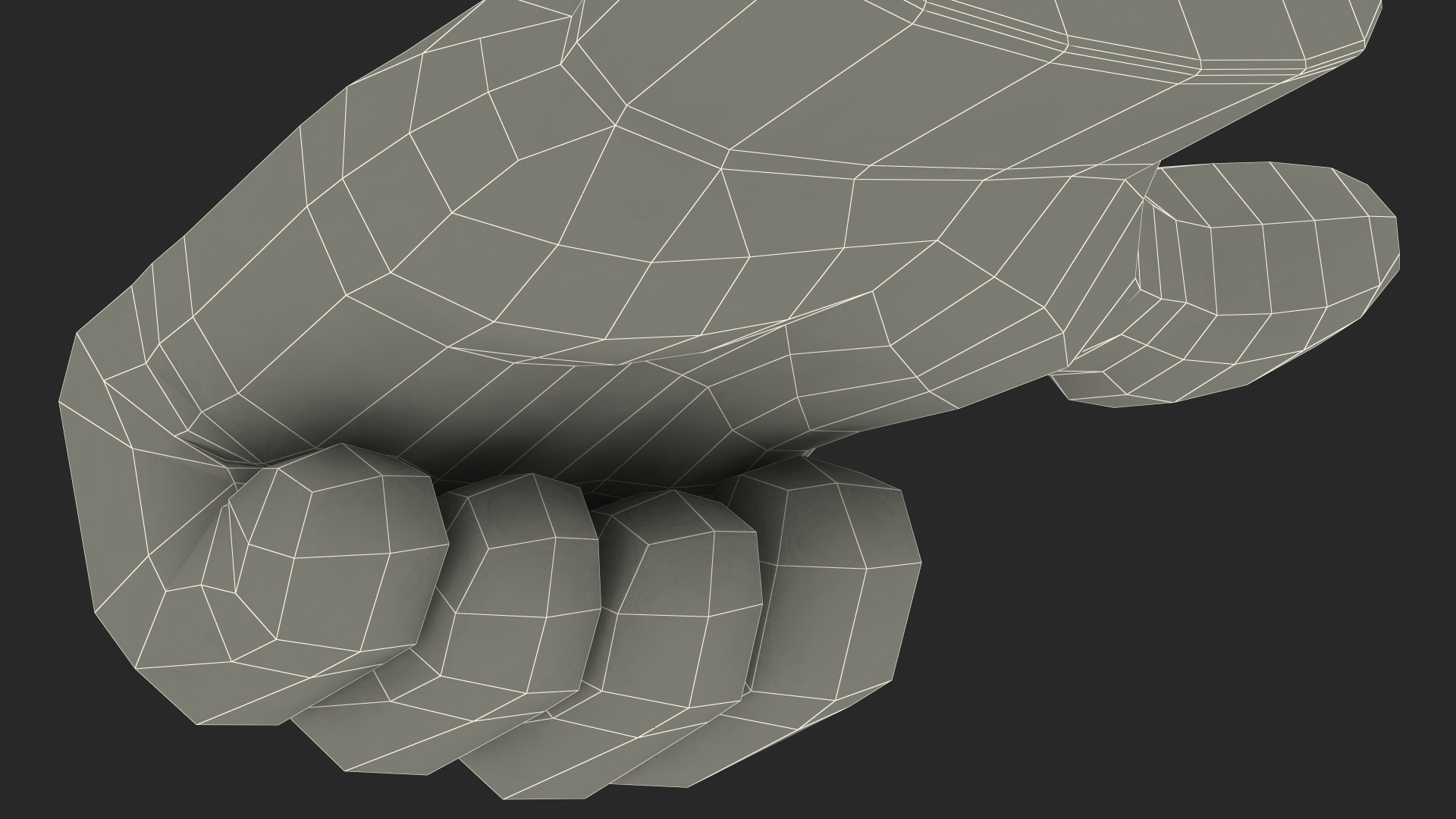 3D Thumbs Up Gesture Emoji model