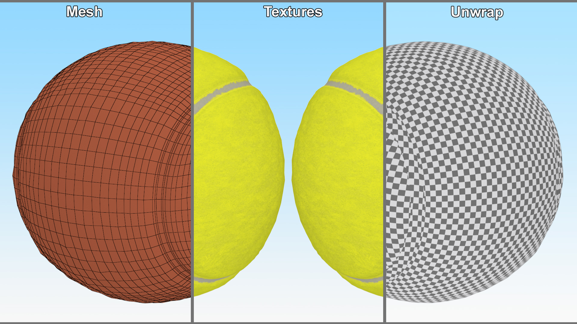 3D Tennis Ball