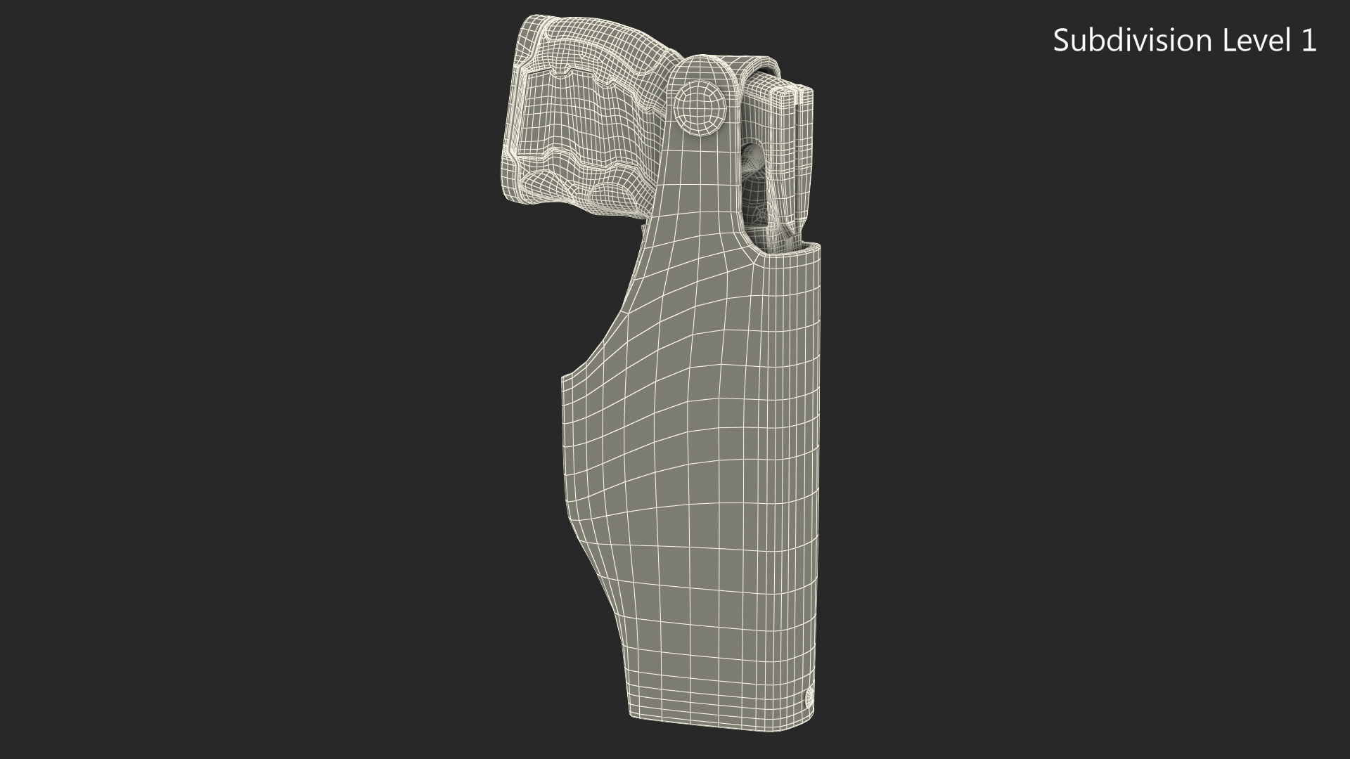 3D model Tazer in Tactical Belt Holster