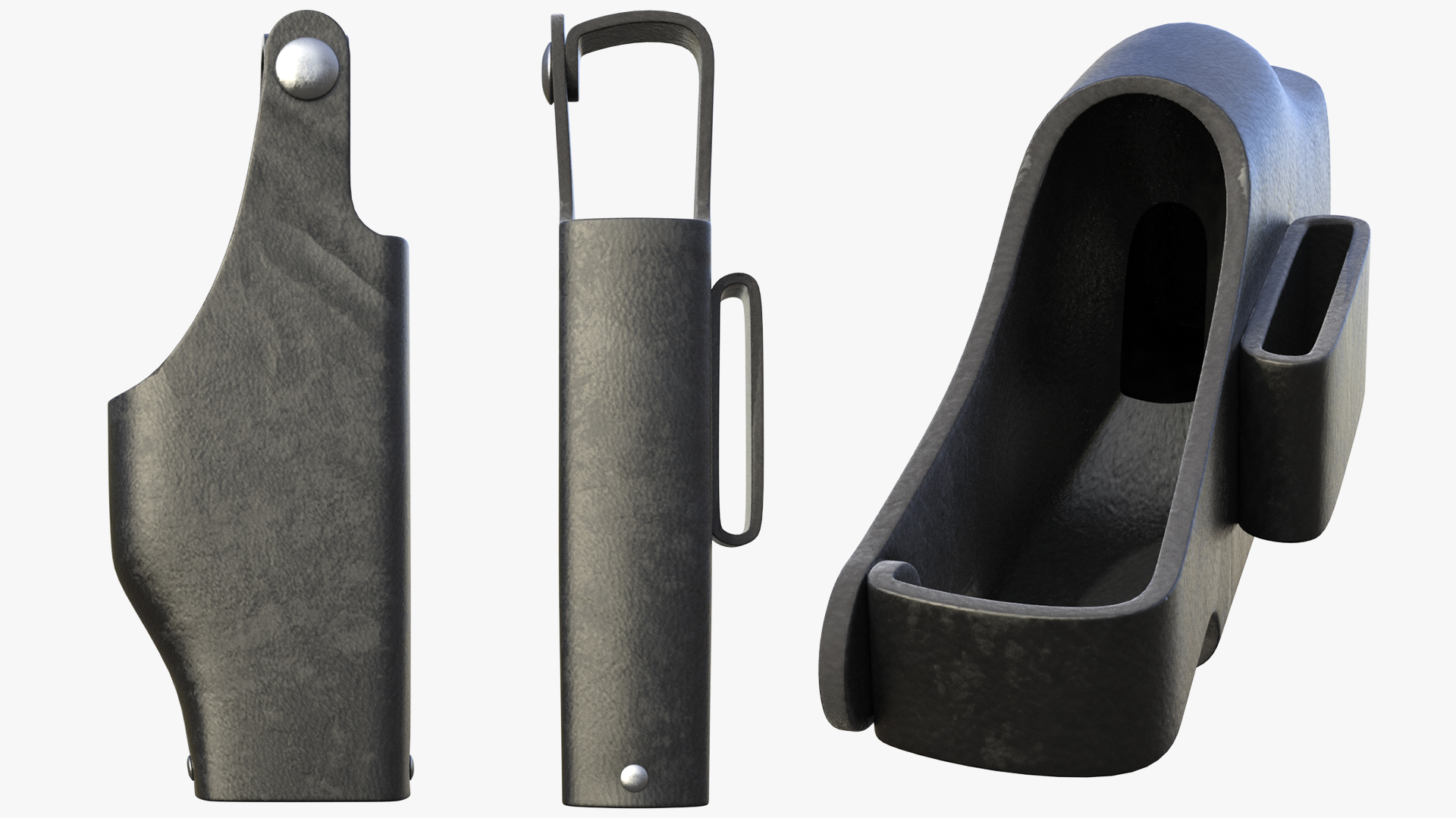 3D model Tazer in Tactical Belt Holster