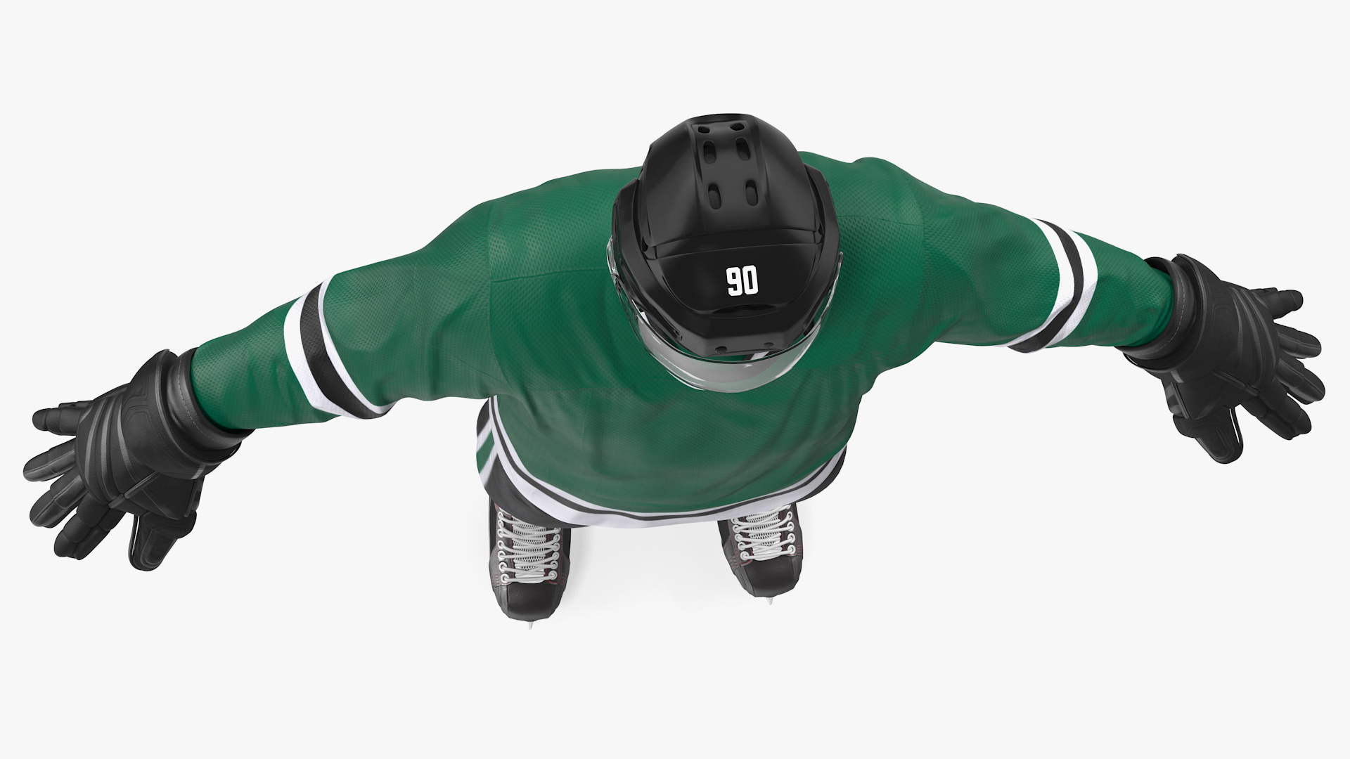 Hockey Equipment Green 3D