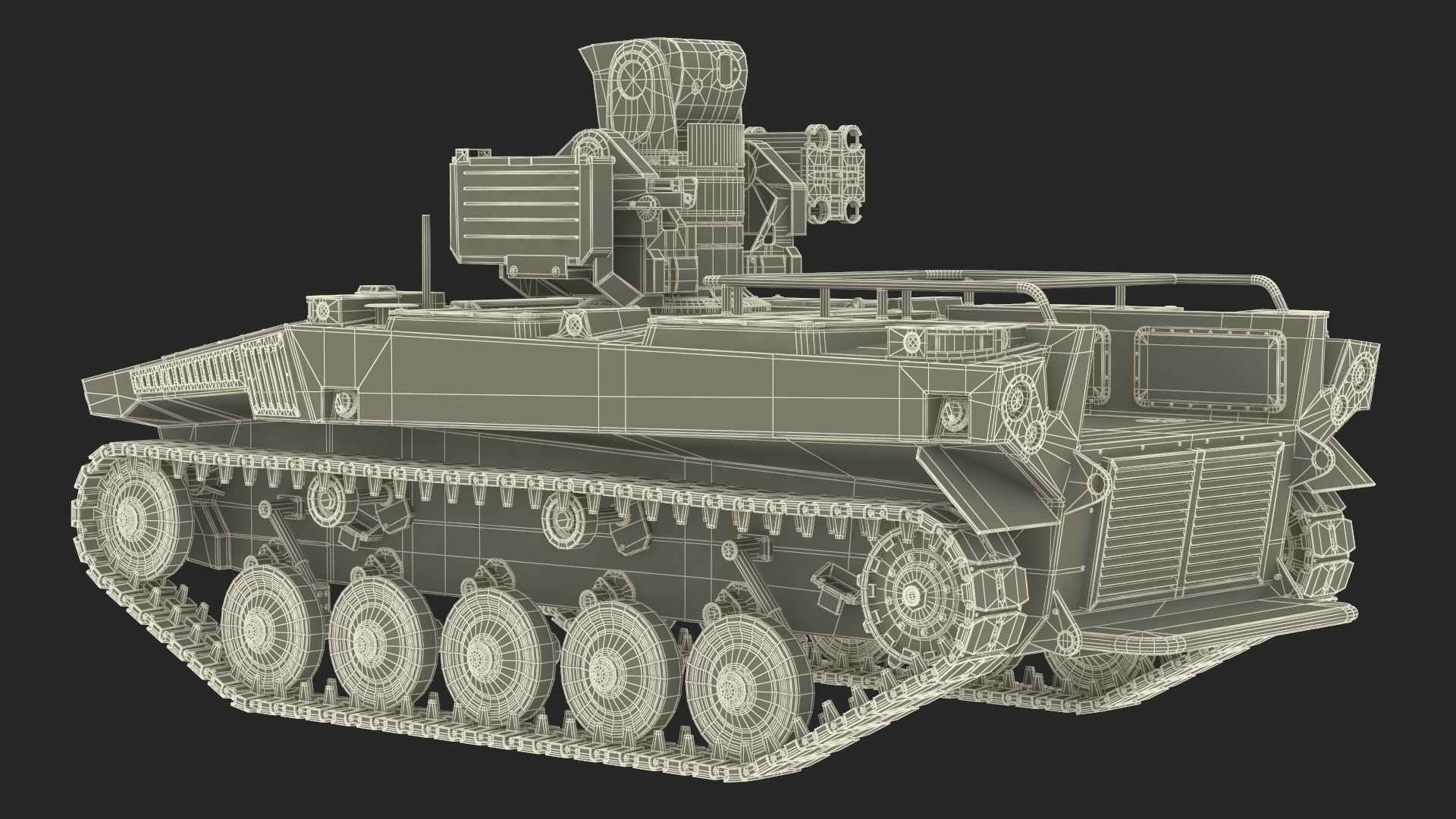 Marker Russian Military Robot 3D model