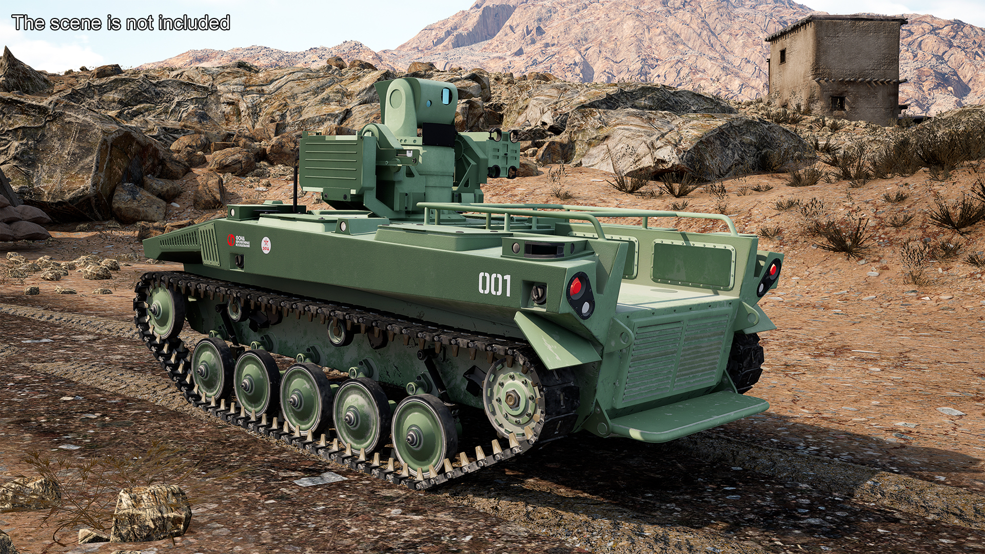 Marker Russian Military Robot 3D model