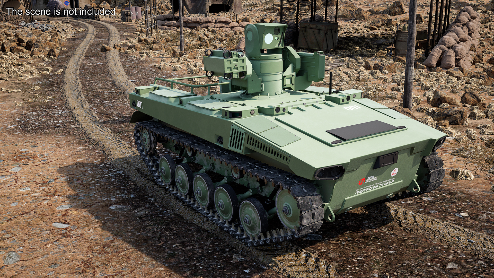Marker Russian Military Robot 3D model