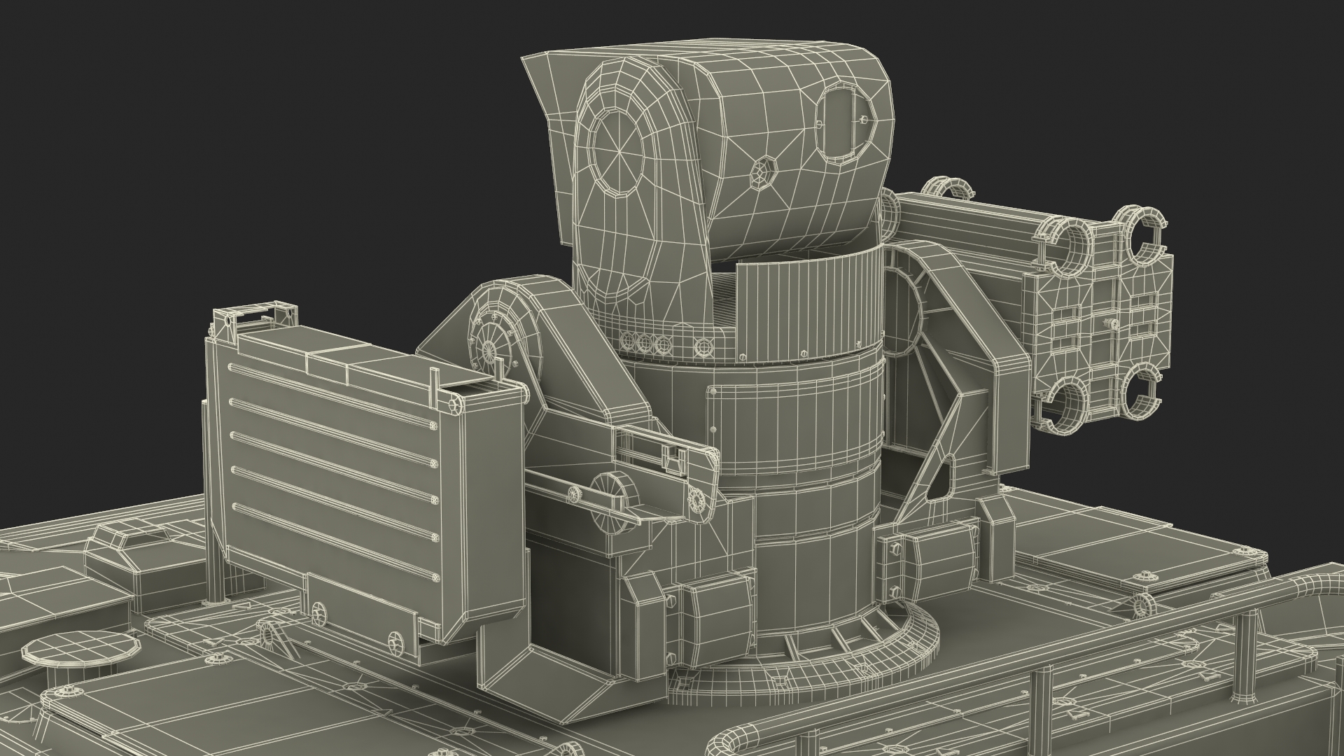 Marker Russian Military Robot 3D model
