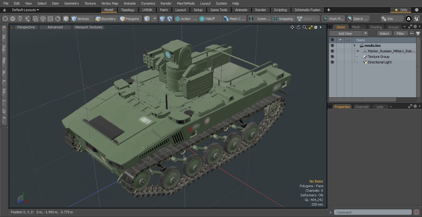 Marker Russian Military Robot 3D model