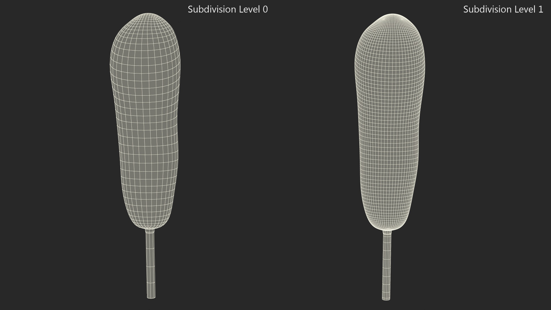 3D model Corn Dog