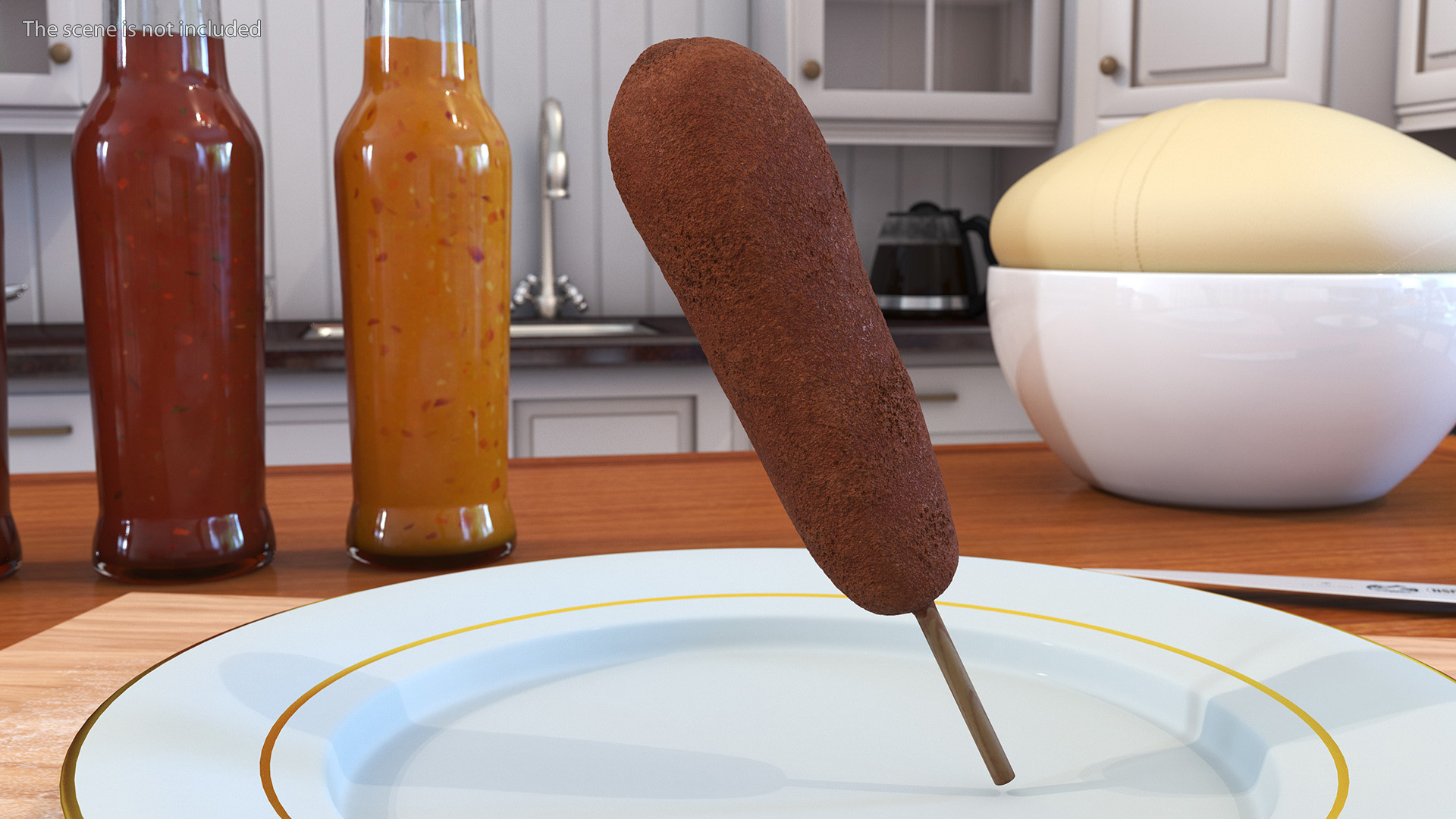3D model Corn Dog