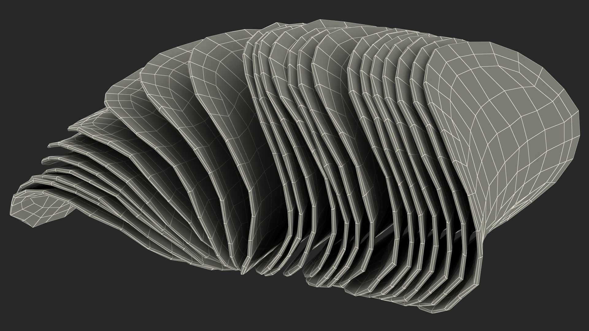 3D Opened Pringles Potato Chips Small Can model