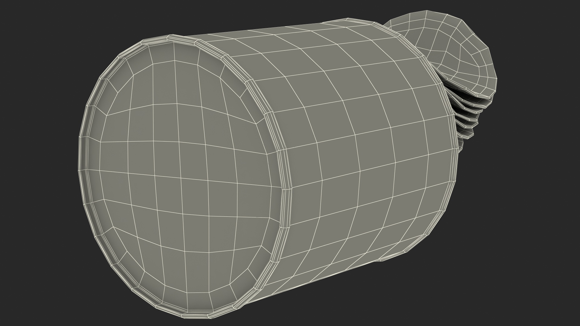 3D Opened Pringles Potato Chips Small Can model