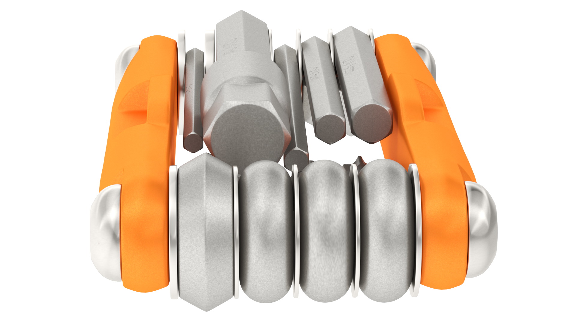 3D model Bike Hex Keys Multitool Folded