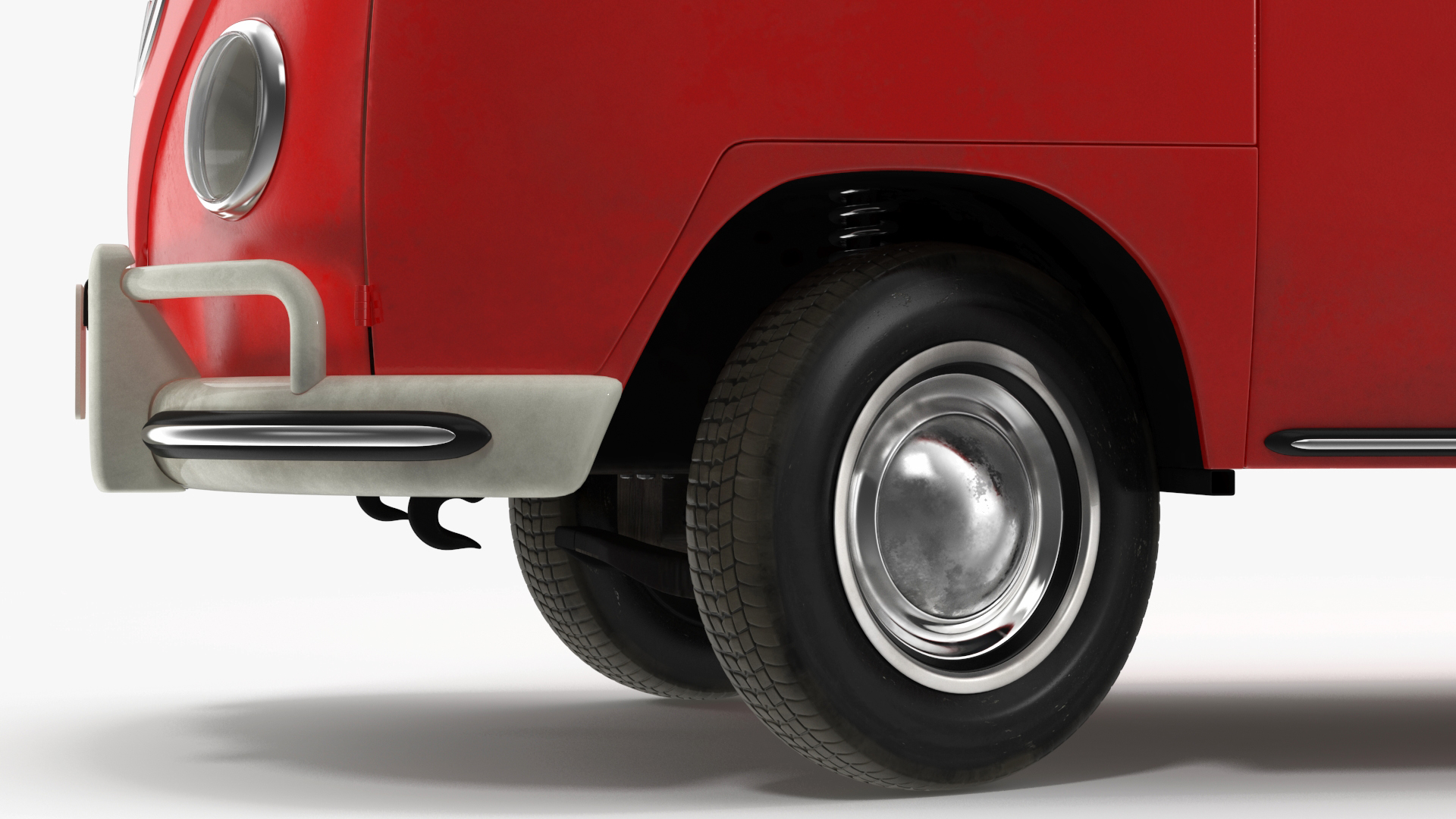 Volkswagen Type 2 T1 Classic Van Rigged 3D model