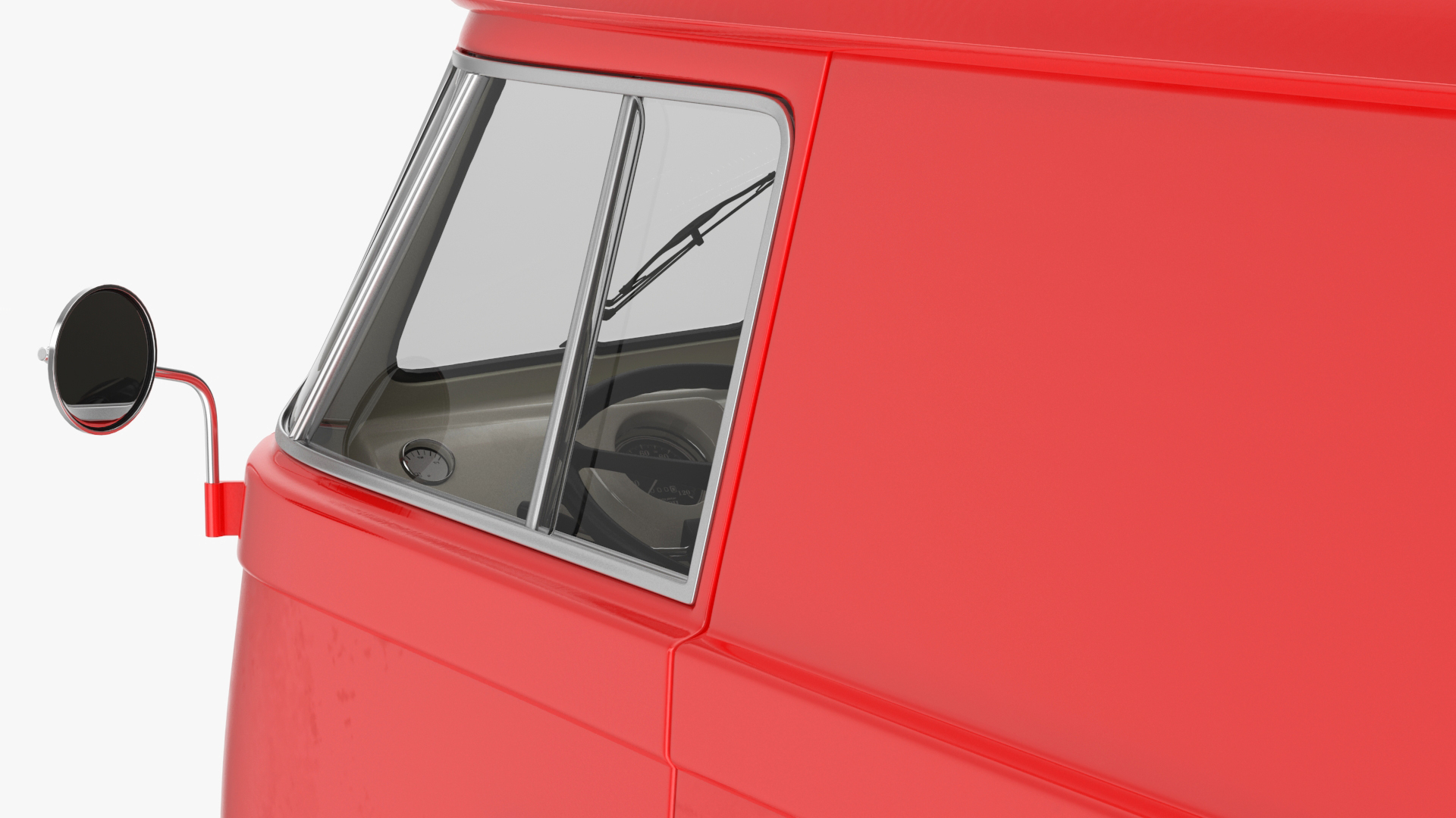 Volkswagen Type 2 T1 Classic Van Rigged 3D model