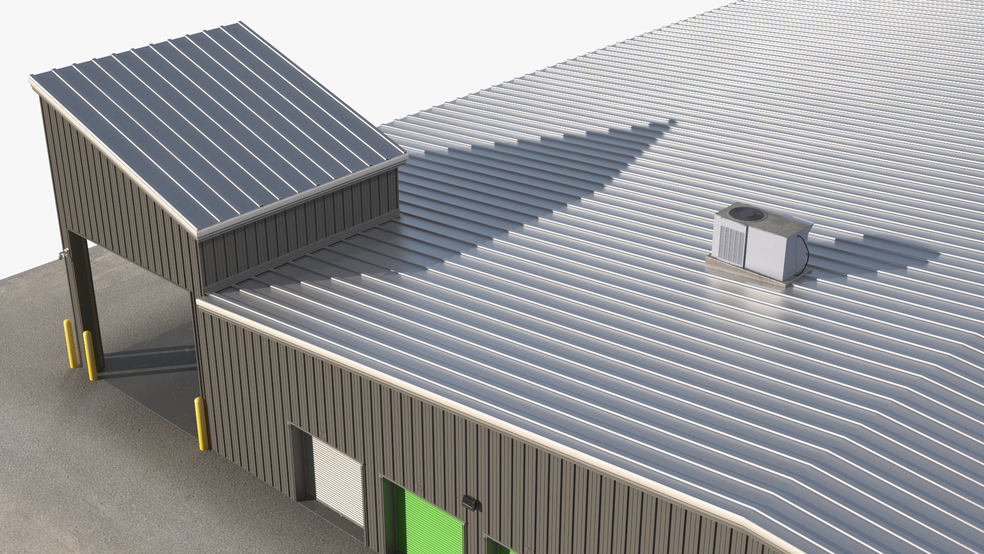 Self Storage Steel Building 3D