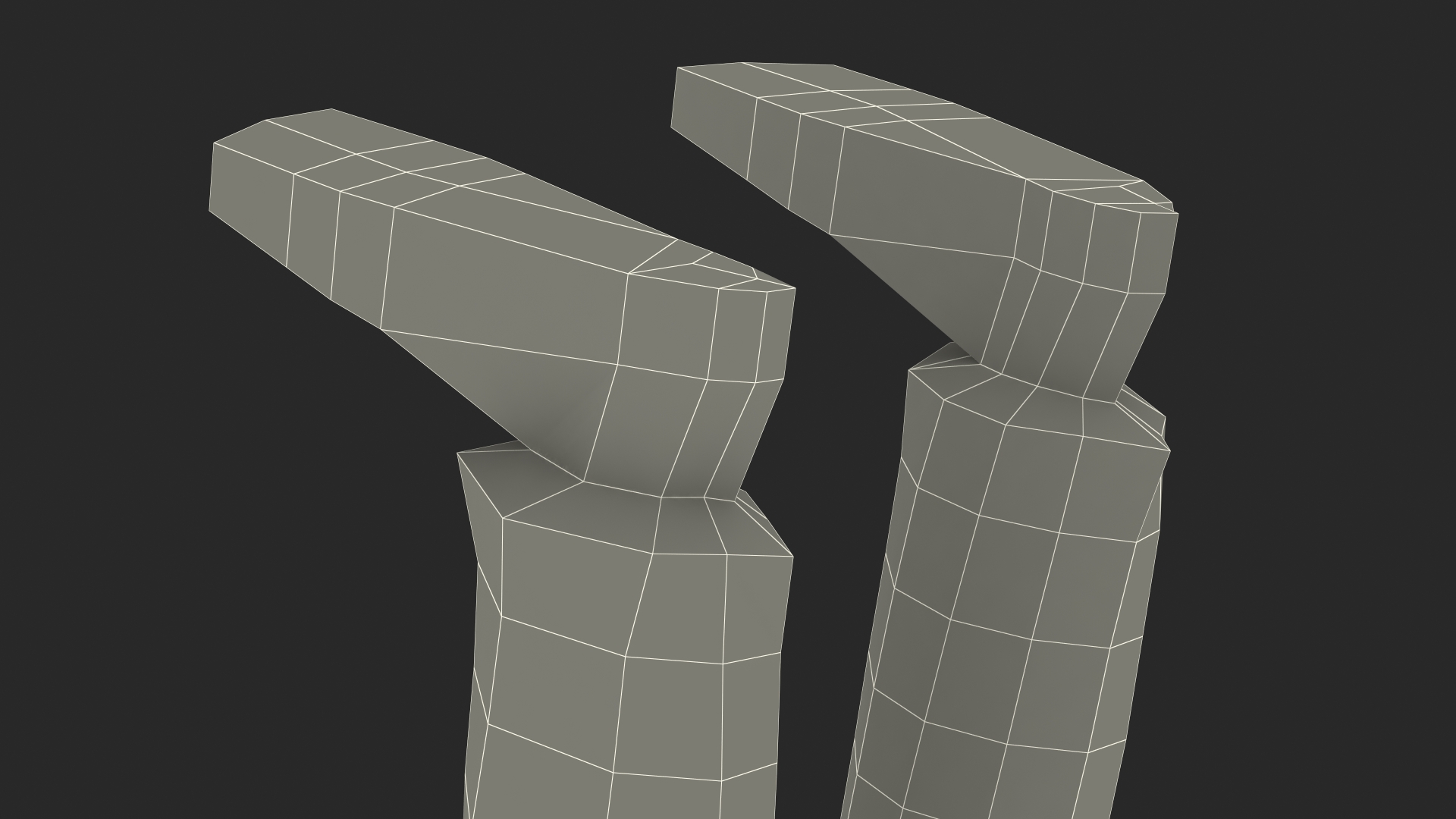 Construction Worker Low Poly Rigged for Cinema 4D 3D model