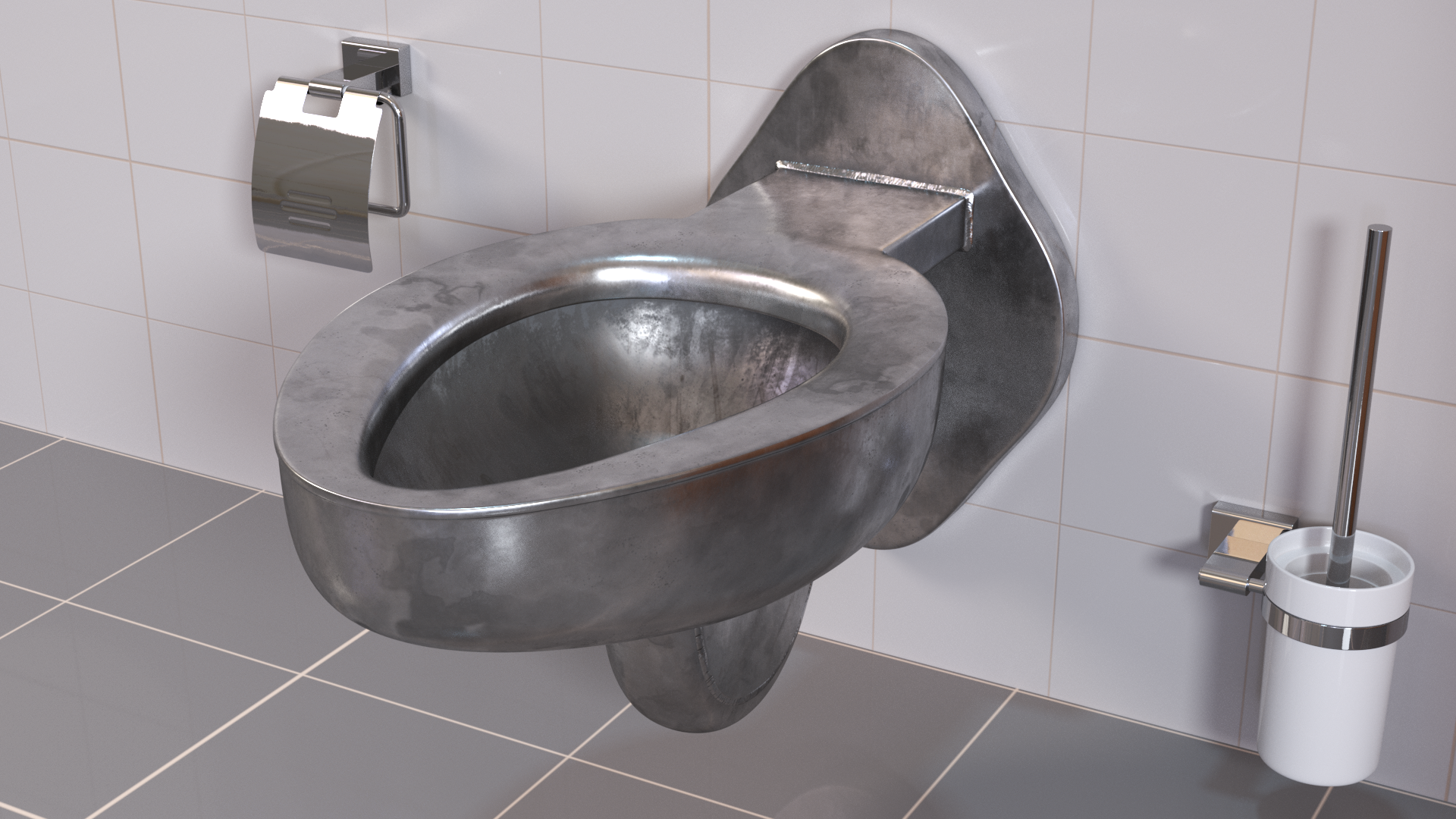 Used Stainless Steel Toilet Wall Mounted, view 10