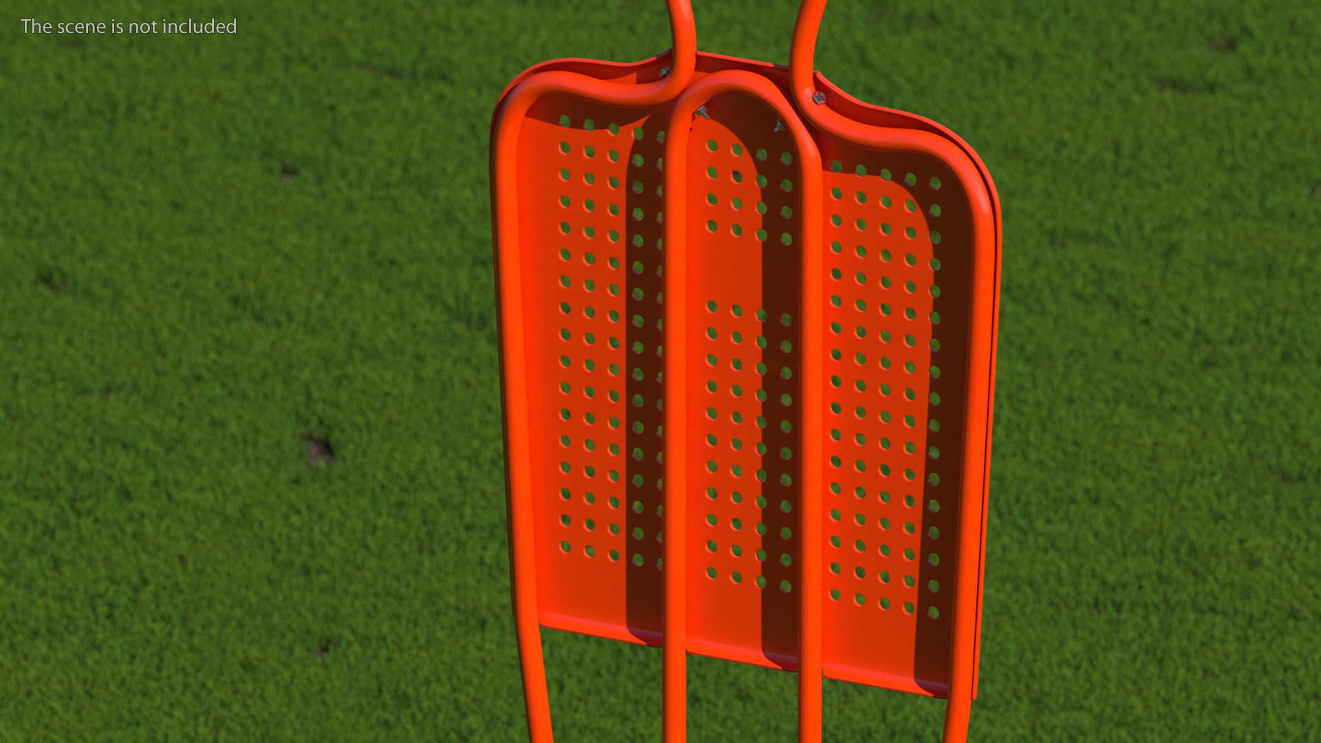Football Training Dummy Red 3D