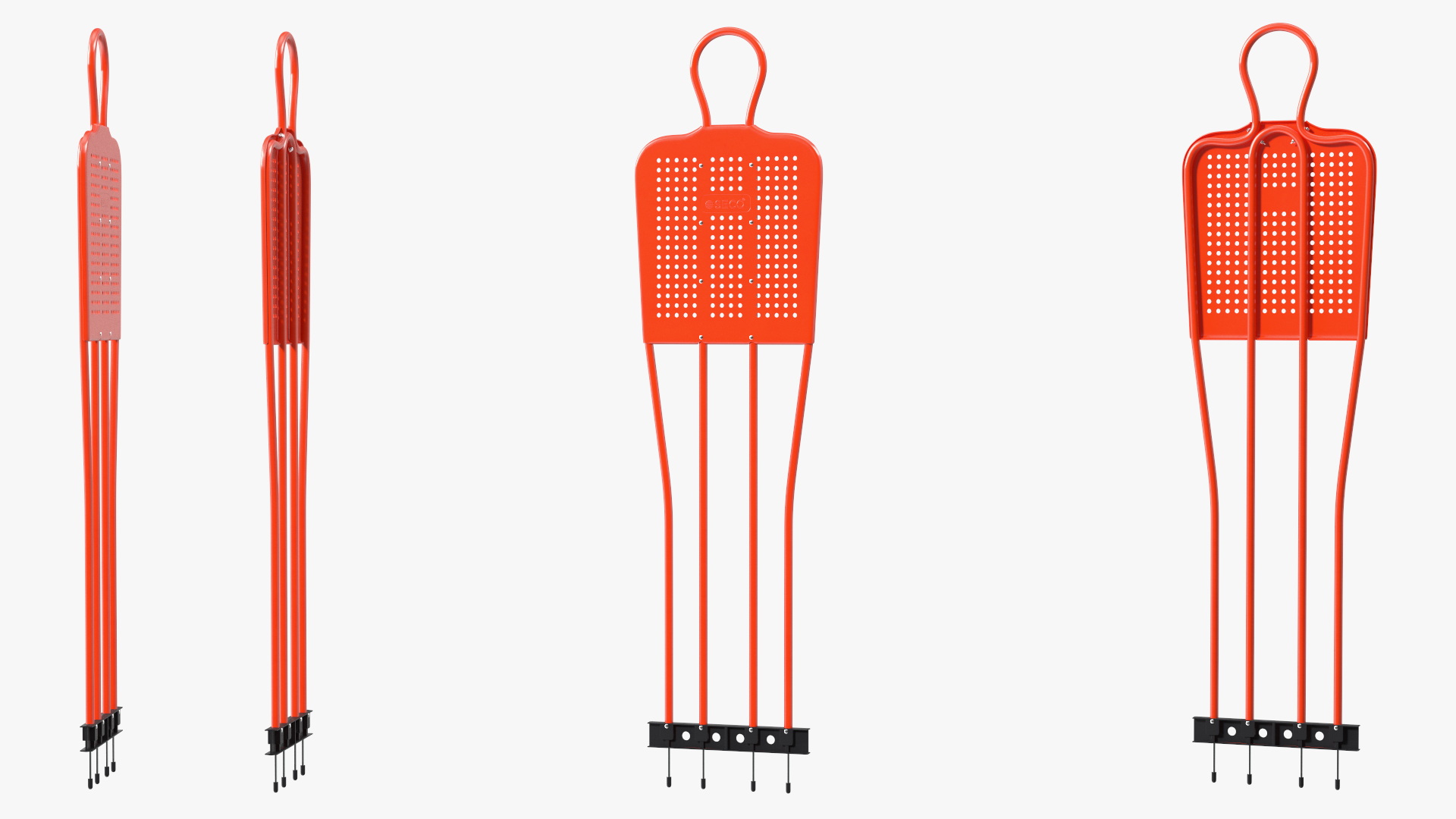 Football Training Dummy Red 3D