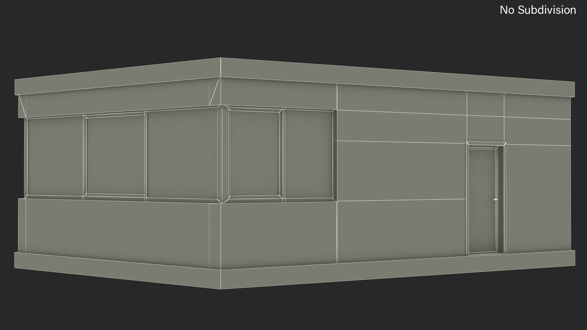 3D Conference Room No Furniture model
