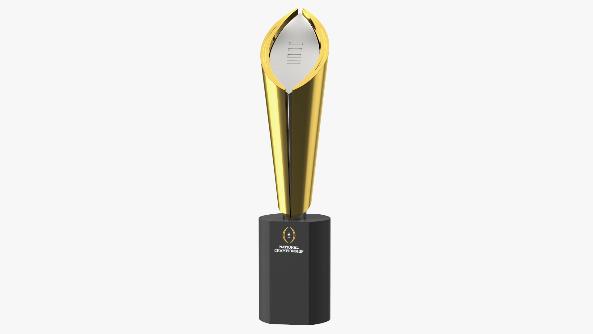 3D College Football National Championship Playoff Trophy model