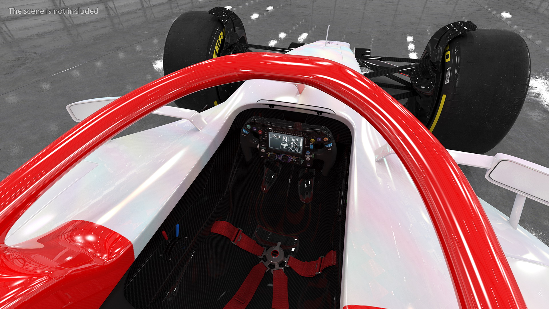 Formula 1 2022 White Livery 3D